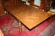 French Antique Draw Leaf Table.  Made From Oak.  Parquetry Top. 1800-1899 photo 5