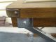 48905 Chrome And Wood Glass Top Mid Century Modern End Side Table Post-1950 photo 5