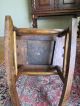 Antique Vintage Old Oak Wood Childrens Child ' S Rocking Chair 1800-1899 photo 8
