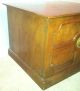Vintage Wood End Or Coffee Table Cabinet With Front Opening Doors Euc Post-1950 photo 2