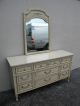 French Painted Dresser With Mirror By Dixie 2247 Post-1950 photo 1