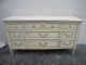 French Painted Dresser With Mirror By Dixie 2247 Post-1950 photo 2