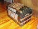 Excellent Dome Top Oak & Tin Steamer Trunk W/ Tray 1800-1899 photo 3