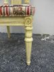 Oak Dining Painted Table With 4 Chairs & 3 Leaves 1386 Post-1950 photo 9