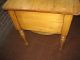 Antique Pine Kitchen Work /bakers Table With Four Drawers Finished On All Sides 1800-1899 photo 5