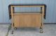 Mid Century Danish Modern Heritage Bar Cart Fold Out Side Risom Vintage Style Post-1950 photo 9