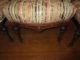 Set Of Four Antique Victorian Walnut Sidechairs Ca.  1860 Recently Reupholstered 1800-1899 photo 8