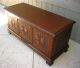 Antique 1930 ' S Cedar Lined Hope Chest Storage Bench / Trunk Ornate Carved 1900-1950 photo 2
