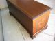 Antique 1930 ' S Cedar Lined Hope Chest Storage Bench / Trunk Ornate Carved 1900-1950 photo 3