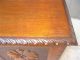 Antique 1930 ' S Cedar Lined Hope Chest Storage Bench / Trunk Ornate Carved 1900-1950 photo 4