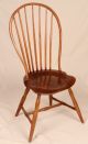 Antique 19th Century American Hoop Back Windsor Side Chair,  Period Construction 1800-1899 photo 5