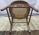 Eastlake Carved Victorian Chair With Hand Caned Seat,  Fancy Spindles 1800-1899 photo 5