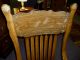 Antique Oak / Ash Office Swivel Chair Bentwood Arms Pressed Back Refinished Usa 1900-1950 photo 1