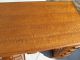 American Quartersawn Oak Raised Panel Flattop Desk 1900-1950 photo 4