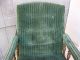 Vintage Ethan Allen Spanish Style Armchair And Ottoman With Green Velvet Post-1950 photo 6