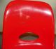 1 Vtg Orange - Red Krueger Fiberglass Side Shell Chair Retro 60s 70s Eames Era Post-1950 photo 7