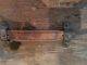 Early Antique Wooden Trunk With Leather Handle 1800-1899 photo 4