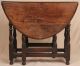 18th Century William And Mary Period Gate Leg Oval Dining Breakfast Side Table Pre-1800 photo 2