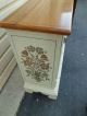 50947 Ethan Allen Decorated Stenciled Cabinet Server Chest 14 - 9216 Post-1950 photo 10