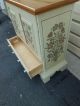 50947 Ethan Allen Decorated Stenciled Cabinet Server Chest 14 - 9216 Post-1950 photo 7