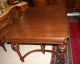 Beautifully Carved French Antique Gothic Table.  Made From Oak. 1800-1899 photo 1