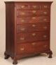 American Pennsylvania Chippendale Tall Chest Of Drawers Highboy,  18th Century Pre-1800 photo 1