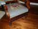 Amazing One Of A Kind Antique Victorian Needlepoint Parlour Chair 1800-1899 photo 3