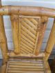 47648 Set 4 Adirondak Twig Bamboo Side Chairs Chair S Post-1950 photo 2