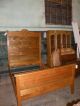 Antique Bedroom Furniture Oak Highback Full Queen Bed 1900-1950 photo 3