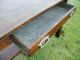 Rare Large Mission Arts & Crafts Oak Library Desk With A Lovely Dark Patina 1900-1950 photo 5