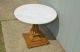 Widdicomb For Berkey Furniture Marble Top End Table Hollywood Regency Post-1950 photo 2