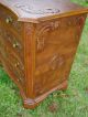 One Of A Kind Antique 5 Drawer Chest With Amazing Carved Detail L@@k 1900-1950 photo 3