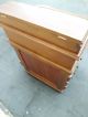 50721 Solid Mahogany Lift Top Desk With Leather Insert Post-1950 photo 9