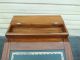 50721 Solid Mahogany Lift Top Desk With Leather Insert Post-1950 photo 5