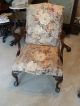 Gorgeous Hand Carved Large Comfy Antique Parlor Chair 1900-1950 photo 1