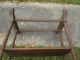 Antique Vtg Wood Tiered Occassional Decorative Table Unusual Turned Legs Unknown photo 8