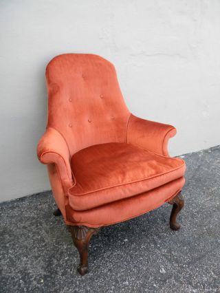 Queen Anne Carved Arm Chair By Lauderdale Upholstery & Interiors 2116 photo