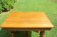 Antique Solid Oak Table W/3 Leaves Massive Legs Refinished/ Ready To Go 1800-1899 photo 3