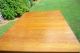 Antique Solid Oak Table W/3 Leaves Massive Legs Refinished/ Ready To Go 1800-1899 photo 8