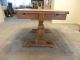 Antique Oak Dining Table And Chairs 1900-1950 photo 1