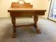 Antique Oak Dining Table And Chairs 1900-1950 photo 3