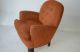 Early Mid Century Modern Gilbert Rohde ? Club Lounge Chair Nail Head Vintage Post-1950 photo 9