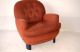 Early Mid Century Modern Gilbert Rohde ? Club Lounge Chair Nail Head Vintage Post-1950 photo 1