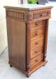 Elegant French Antique Henry Ii Marble Top Nightstand.  Made From Oak. 1800-1899 photo 2