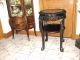 19 Century Hand Carved Chinese Table With Rose Marble Top 1800-1899 photo 9