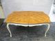French Parquet Dining Table With 4 Chairs By Thomasville 1494 Post-1950 photo 2