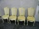 French Parquet Dining Table With 4 Chairs By Thomasville 1494 Post-1950 photo 4