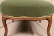 Green Velvet French Louis Xv Antique Style Chaise Lounge Settee Loveseat Sofa 1900-1950 photo 10