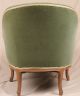 Green Velvet French Louis Xv Antique Style Chaise Lounge Settee Loveseat Sofa 1900-1950 photo 4