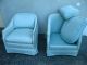 Pair Of Mid Century Low Side Chairs And Ottoman 1892 Post-1950 photo 3